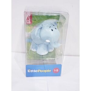 Fisher Price Little People Zoo Safari (Blue) Elephant Figure - NEW
